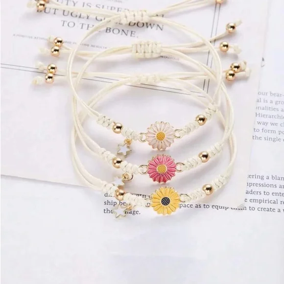 ⚠️Clearance Colorful Handmade Sunflower Bracelets SS - Picture 9 of 10